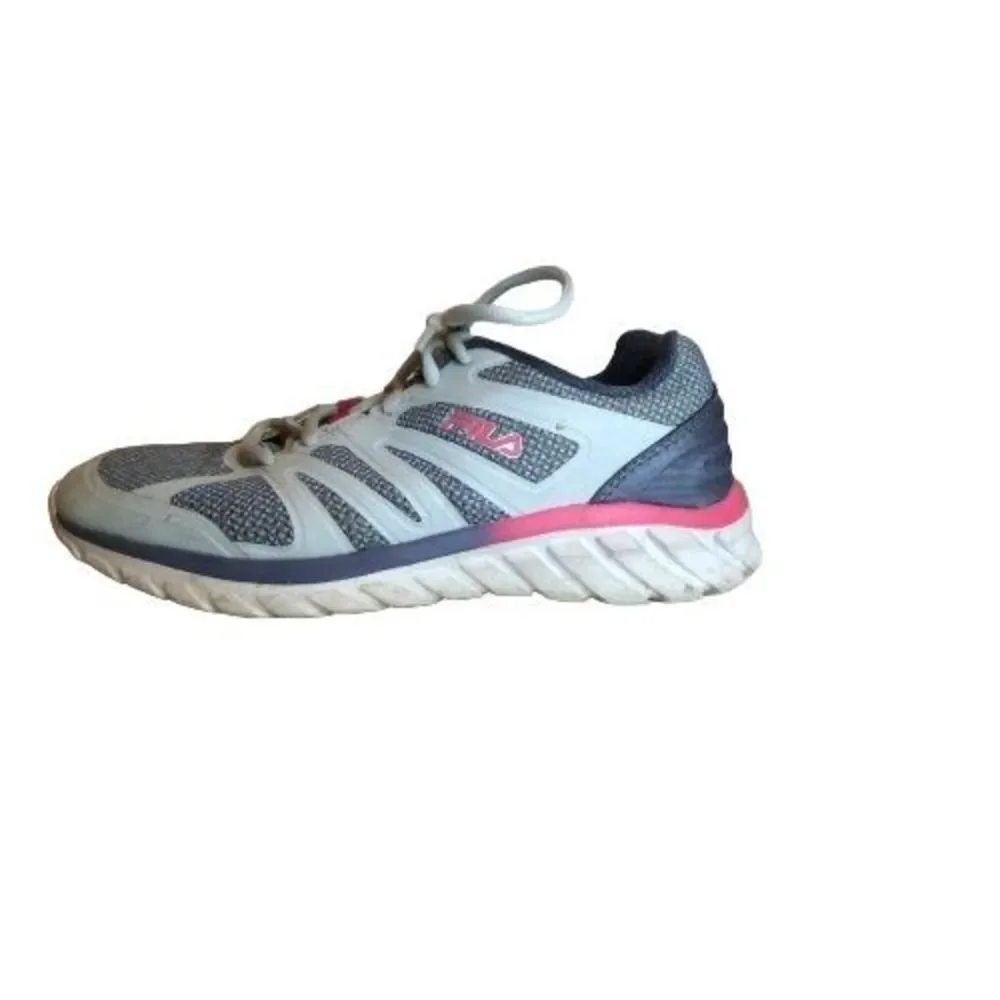 Fila Women’s Athletic Sneakers‎ Shoes Memory Foam Size 8 Gray Pink